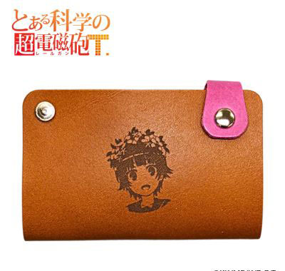 H&A Toaru Kagaku no Railgun T Leather Slide Card Case Kazari Uiharu
