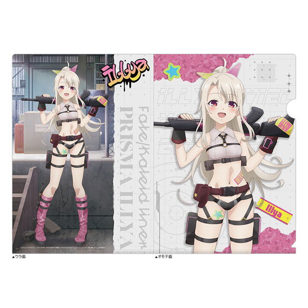 Curtain Damashii Movie "Fate/kaleid liner Prisma Illya: Licht - The Nameless Girl" New Illustration Clear File (Illya / Military) hình ảnh 1