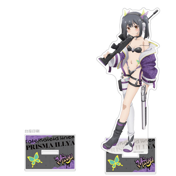 Curtain Damashii 劇場版「Fate/kaleid liner 魔法少女伊莉雅 Licht 無名少女」新繪 超大壓克力立牌(美遊/軍裝) 圖片 1
