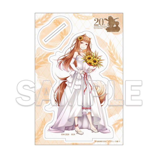 KADOKAWA Spice and Wolf Light Novel Series 20th Anniversary Acrylic Figure - Bride Ver. รูปภาพ 1