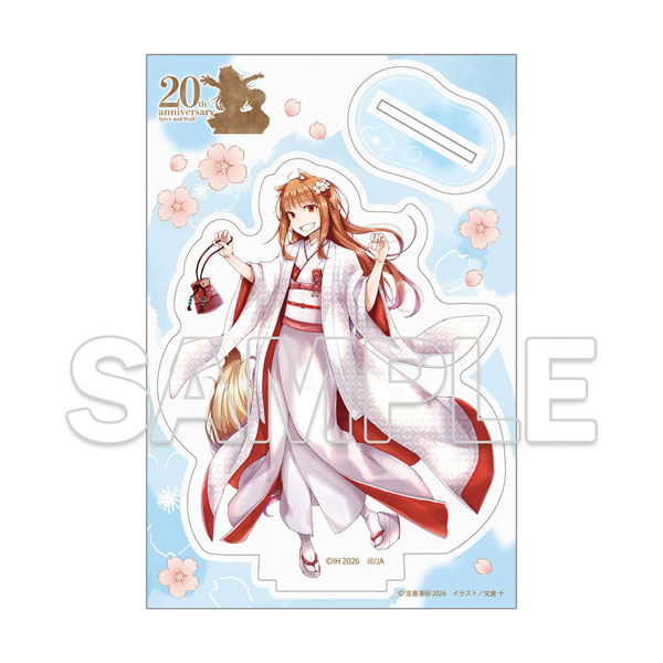 KADOKAWA Spice and Wolf Light Novel Series 20th Anniversary Acrylic Figure - White Kimono Ver. 画像 1