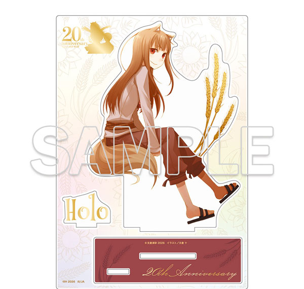 KADOKAWA Spice and Wolf Light Novel Series 20th Anniversary Acrylic Figure Holo - Wise Wolf - Bild 1