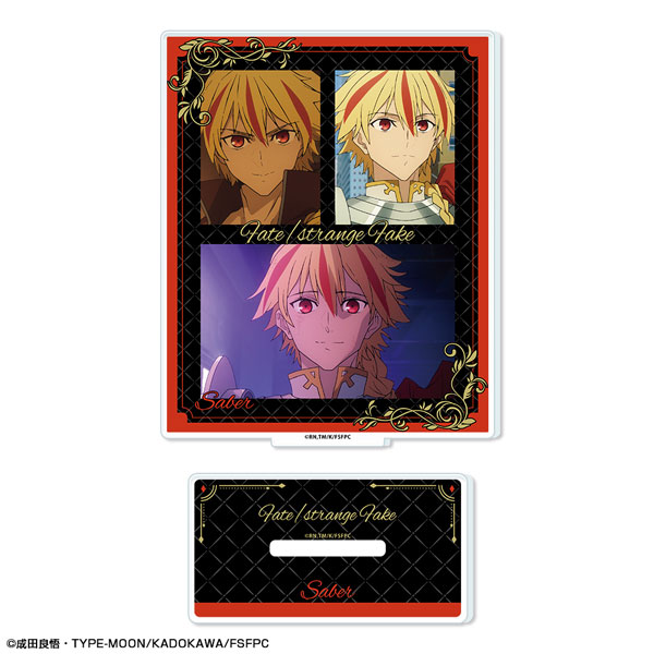 License Agent TV Anime "Fate/strange Fake" Acrylic Stand Design 02 (Saber)