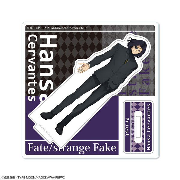 License Agent TV Anime "Fate/strange Fake" Acrylic Stand Little Ver.2 Design 09 (Hansa Cervantes)