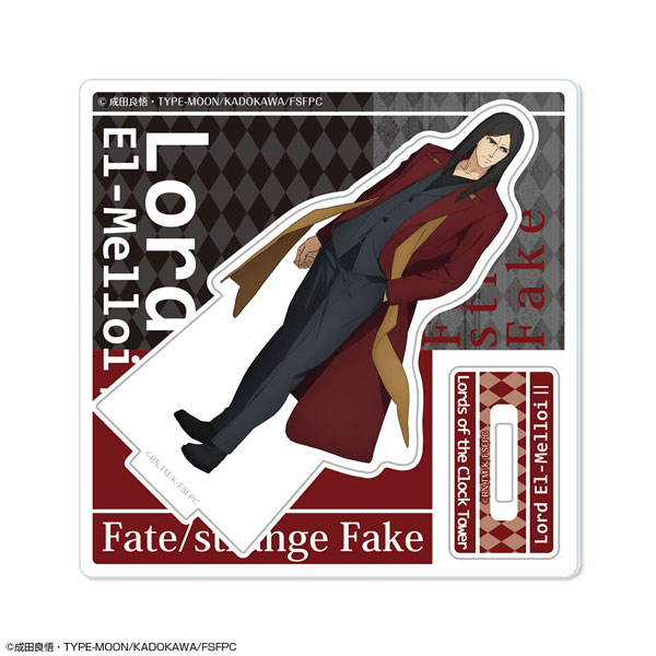 License Agent TV Anime "Fate/strange Fake" Acrylic Stand Little Ver.2 Design 10 (Lord El-Melloi II) รูปภาพ 1