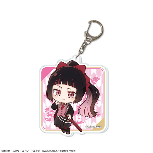 License Agent TV Anime "Agents of the Four Seasons Dance of Spring" Big Acrylic Keychain Design 02 (Sakura Himedaka)