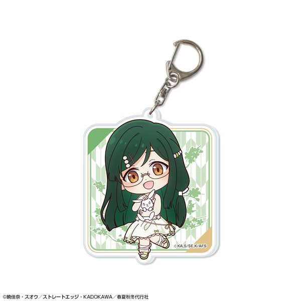 License Agent TV Anime "Agents of the Four Seasons Dance of Spring" Big Acrylic Keychain Design 03 (Ruri Hazakura)