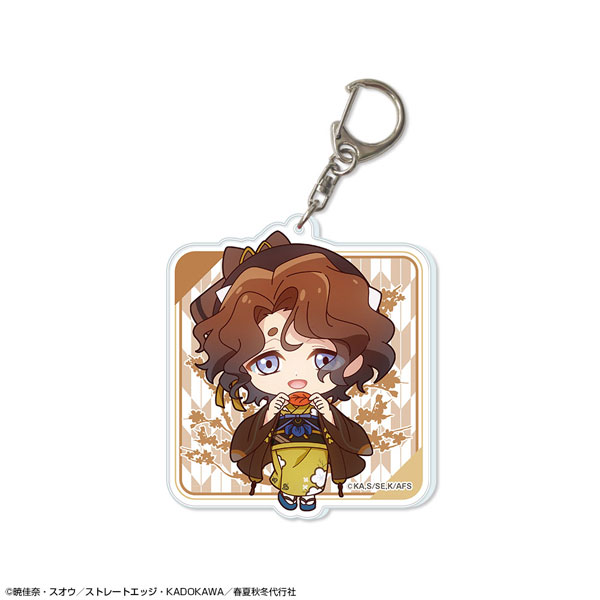 License Agent TV Anime "Agents of the Four Seasons Dance of Spring" Big Acrylic Keychain Design 05 (Nadeshiko Iwaizuki)