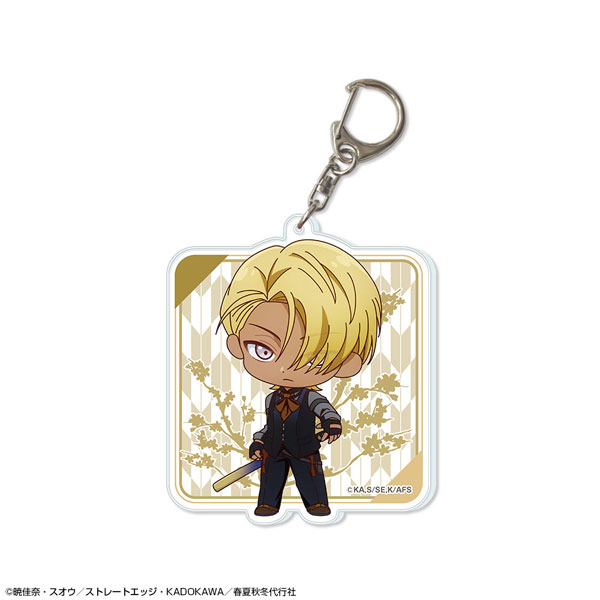 License Agent TV Anime "Agents of the Four Seasons Dance of Spring" Big Acrylic Keychain Design 06 (Rindo Azami)