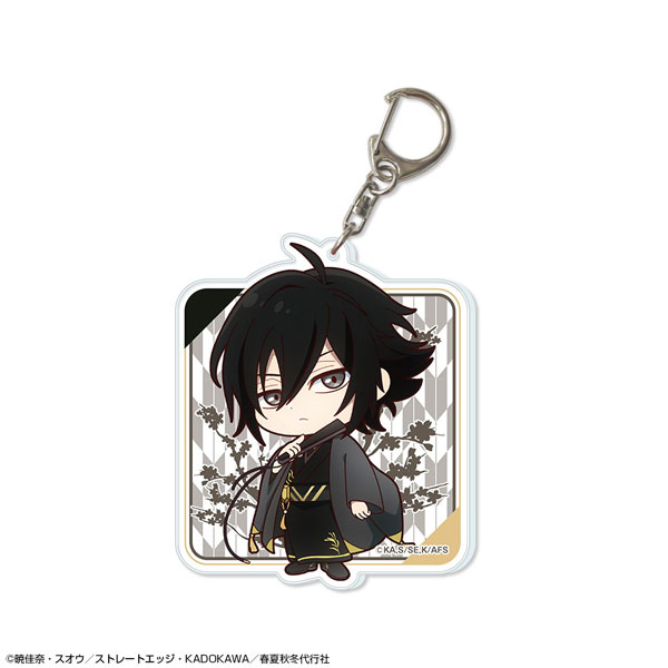 License Agent TV Anime "Agents of the Four Seasons Dance of Spring" Big Acrylic Keychain Design 07 (Rosei Kantsubaki) image 1