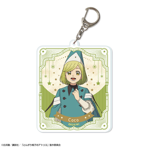 License Agent TV Anime "Witch Hat Atelier" Big Acrylic Keychain Design 01 (Coco)