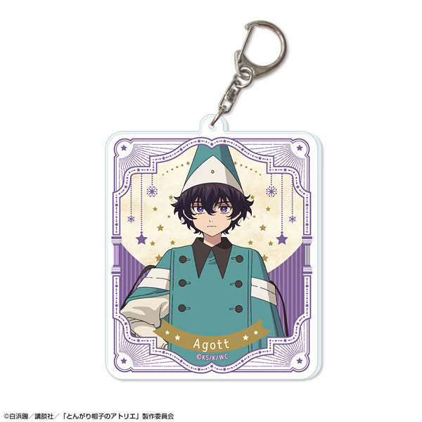 License Agent TV Anime "Witch Hat Atelier" Big Acrylic Keychain Design 03 (Agott)