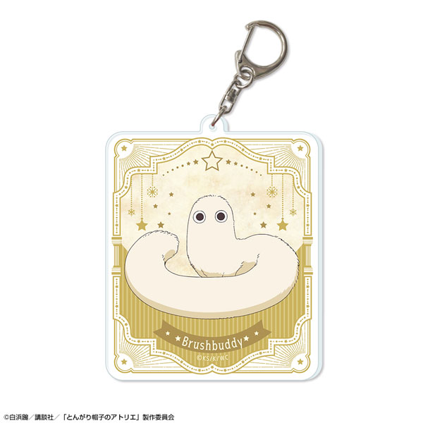 License Agent TV Anime "Witch Hat Atelier" Big Acrylic Keychain Design 06 (Brushbuddy)