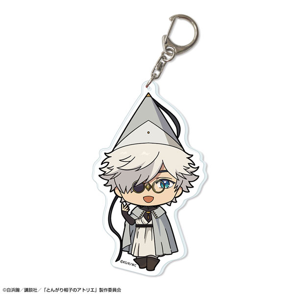 License Agent TV Anime "Witch Hat Atelier" Big Acrylic Keychain Design 08 (Qifrey / Chibi Chara)