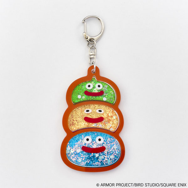 Square Enix Dragon Quest Smile Slime Rame de KiraKira! Keychain Slime Stack