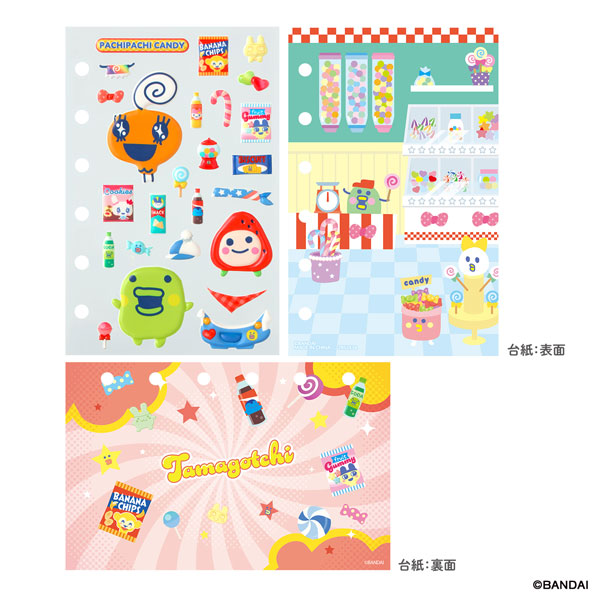 Bandai Tamagotchi Tamamori Sticker Refill Popping Candy Set รูปภาพ 1