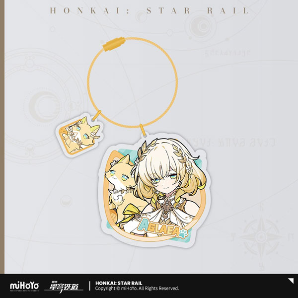miHoYo Honkai: Star Rail Chibi Cat Series Acrylic Strap Aglaea