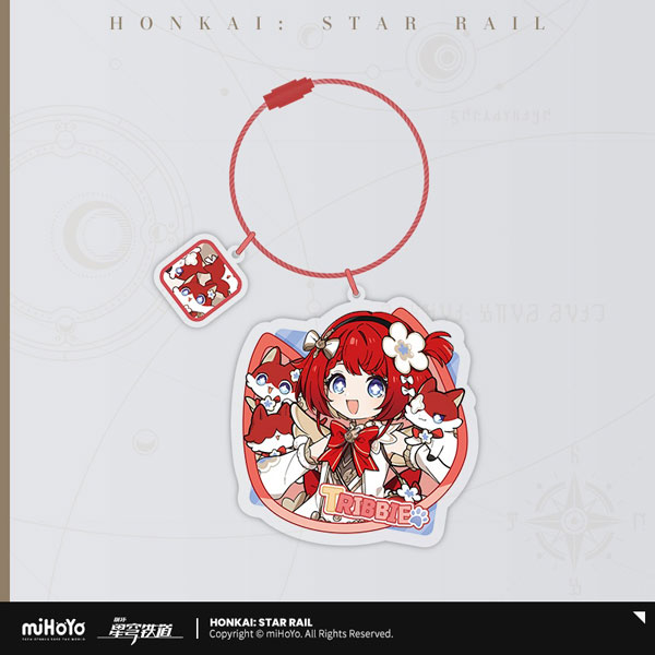 miHoYo Honkai: Star Rail Chibi Cat Series Acrylic Strap Tribbie