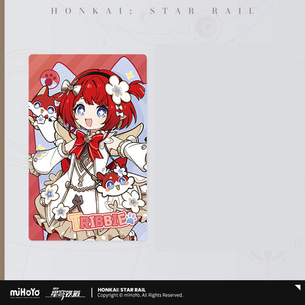 miHoYo Honkai: Star Rail Chibi Cat Series Collection Card Tribbie