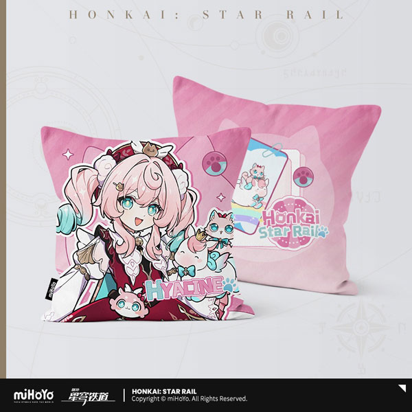 miHoYo Honkai: Star Rail Chibi Cat Series Cushion Cover Hyacine