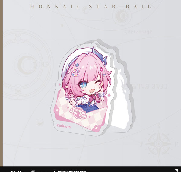 miHoYo Honkai: Star Rail Nameless Medal Series Acrylic Clip Ripples of Past Reverie รูปภาพ 1