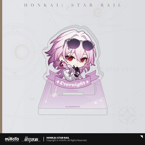 miHoYo Honkai: Star Rail Nameless Medal Series Acrylic Stamp Stand Evernight