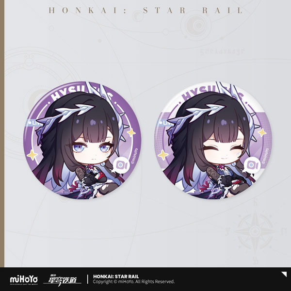 miHoYo Honkai: Star Rail Owlbert's Parlour Series Tin Badge Set Hysilens