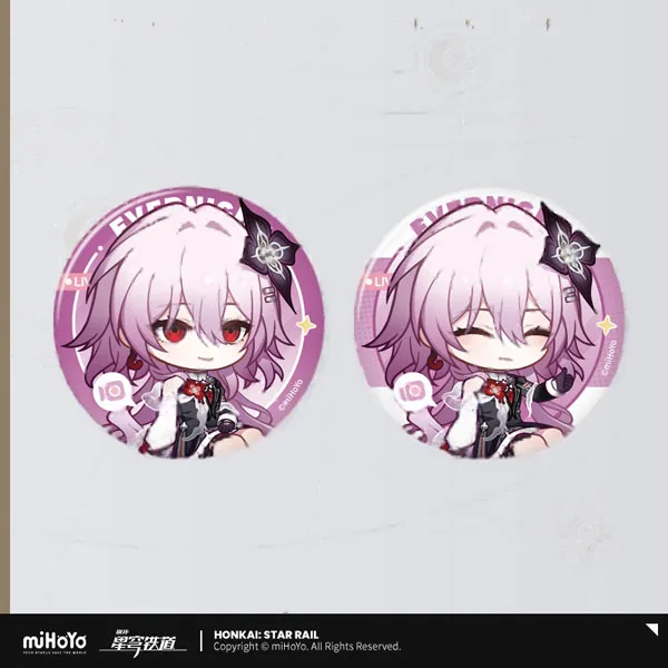 miHoYo Honkai: Star Rail Owlbert's Parlour Series Tin Badge Set Evernight