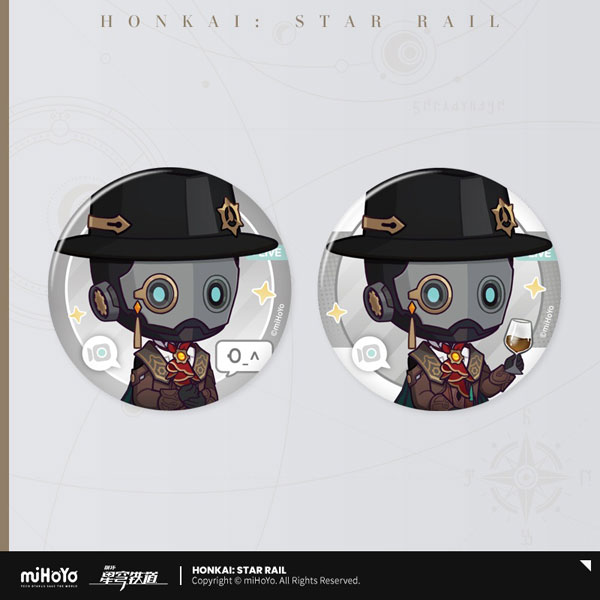 miHoYo Honkai: Star Rail Owlbert's Parlour Series Tin Badge Set Screwllum
