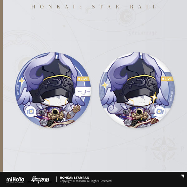 miHoYo Honkai: Star Rail Owlbert's Parlour Series Tin Badge Set Thunderarch