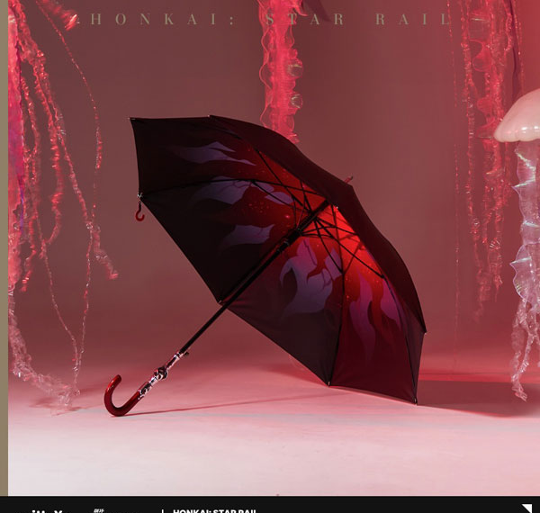 miHoYo Honkai: Star Rail Evernight Image Series Long-ribbed Umbrella image 1