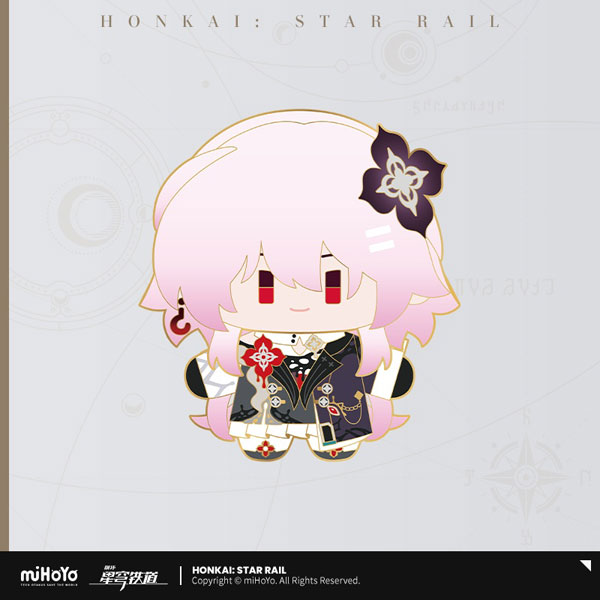 miHoYo Honkai: Star Rail Chibi Chara Series Metal Badge Evernight