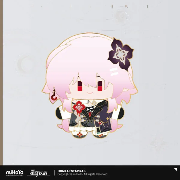 miHoYo Honkai: Star Rail Chibi Chara Series Metal Badge Evernight hình ảnh 1