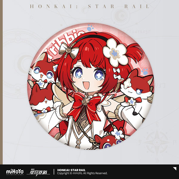 miHoYo Honkai: Star Rail Chibi Cat Series Tin Badge Tribbie