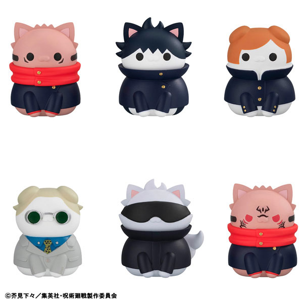 MegaHouse MEGA CAT PROJECT Jujutsu Kaisen Jujutsu Nyanko Shibuya Incident 8Pack BOX image 1