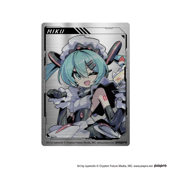 Cyber Agent Metal Card Hatsune Miku image 1