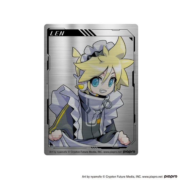 Cyber Agent Metal Card Kagamine Len image 1