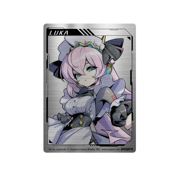 Cyber Agent Metal Card Megurine Luka Bild 1