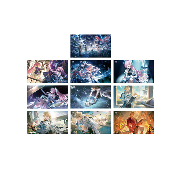 KURO GAMES [Exclusive Sale] Wuthering Waves Resonator Themed Illustrated Postcard Set B รูปภาพ 1