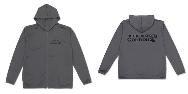 COSPA "Yuru Camp SEASON3" Caribou Thin Dry Hoodie /GRAY-XXL image 1