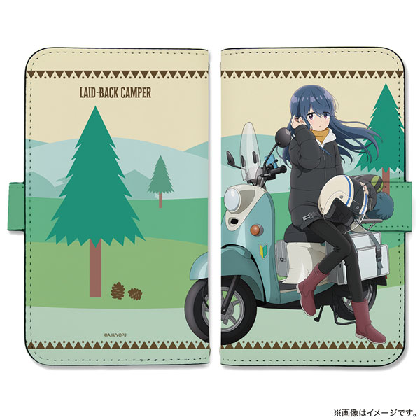 COSPA "Yuru Camp SEASON3" New Illustration Rin Shima Book-style Smartphone Case L imagen 1