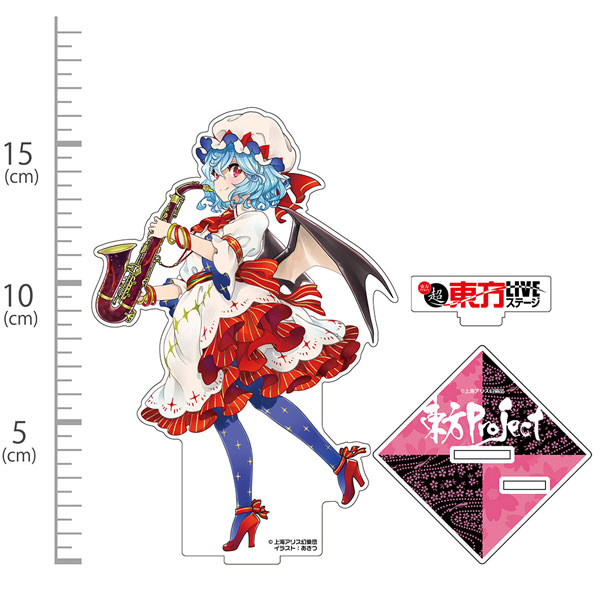 Hakurei Jinja Suukeikai Touhou Project Remilia Scarlet Acrylic Figure LIVE Stage Ver. illust: Akitsu
