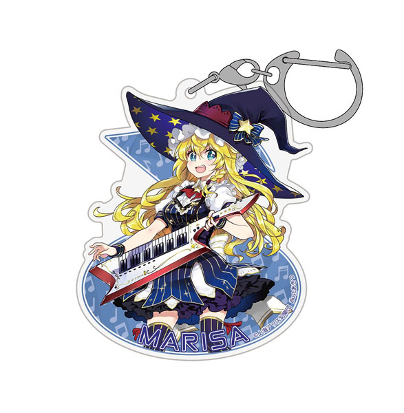 Hakurei Jinja Suukeikai Touhou Project Marisa Kirisame Acrylic Multipurpose Keychain LIVE Stage Ver. illust: Akitsu