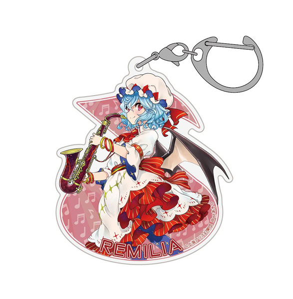 Hakurei Jinja Suukeikai Touhou Project Remilia Scarlet Acrylic Multipurpose Keychain LIVE Stage Ver. illust: Akitsu
