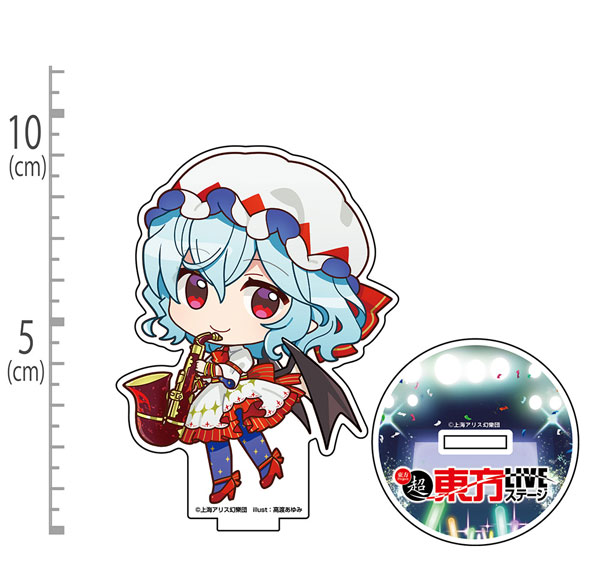Hakurei Jinja Suukeikai Touhou Project Remilia Scarlet Acrylic Stand Chibi Chara Gensokyo LIVE Stage Ver. illust: Ayumi Takato รูปภาพ 1