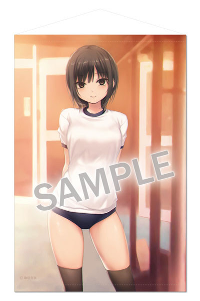 Brendream Coffee Kizoku B2 Wall Scroll Houkagono Bloomers & Knee High Socks Aoyama-san 圖片 1