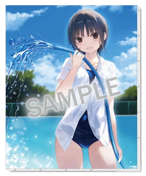Brendream Coffee Kizoku Canvas Board School Swimsuit Aoyama-san