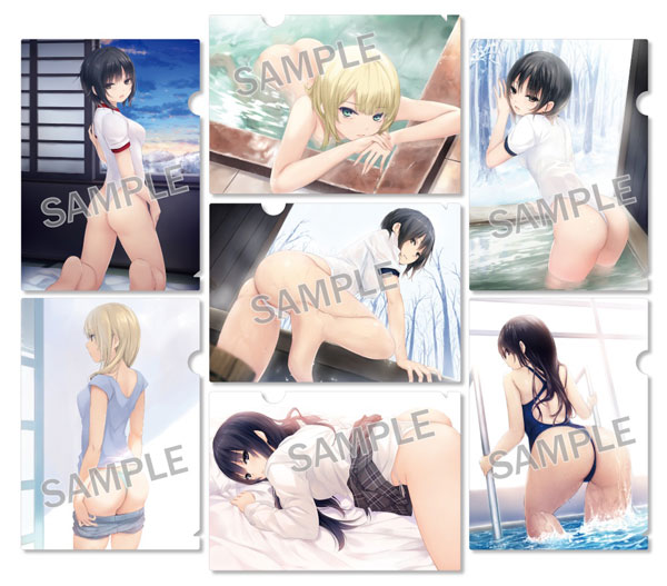 Brendream Coffee Kizoku OSHIRI A4 Clear File 7pc. Set imagen 1