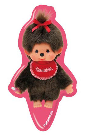 Bandai Hair Clip Plus Monchhichi 02 Monchhichi-chan