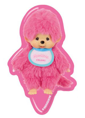 Bandai Hair Clip Plus Monchhichi 03 Monchhichi COLORS Berry Pink